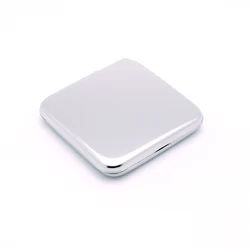 High quality Stainless Steel Folding Cosmetic Makeup Wholesale Mirror de poche  Personalized Pocket Mirror