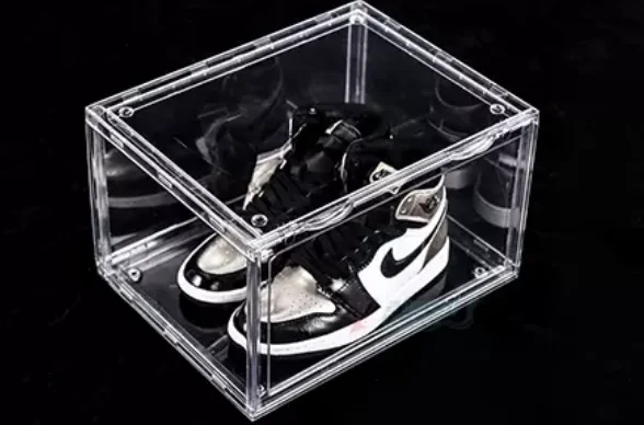 High quality wholesale custom made plastic clear shoe box