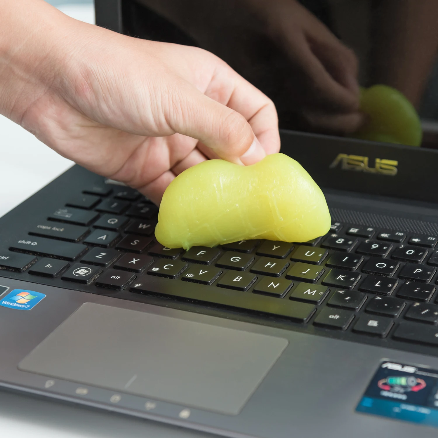 Высокотехнологичный волшебный гель для удаления пыли желтого цвета, суперчистящий слайм-гель для телефона, ноутбука, ПК, клавиатуры, гель для очистки автомобиля