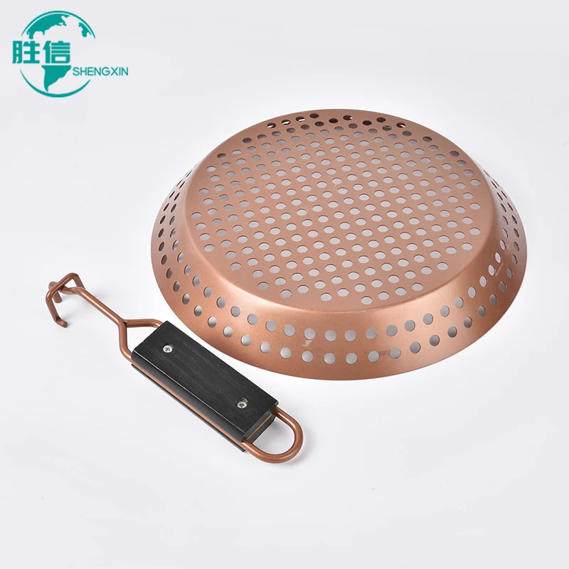 Worth Buying Stylish metal paint grill pan Outdoor household bakeware