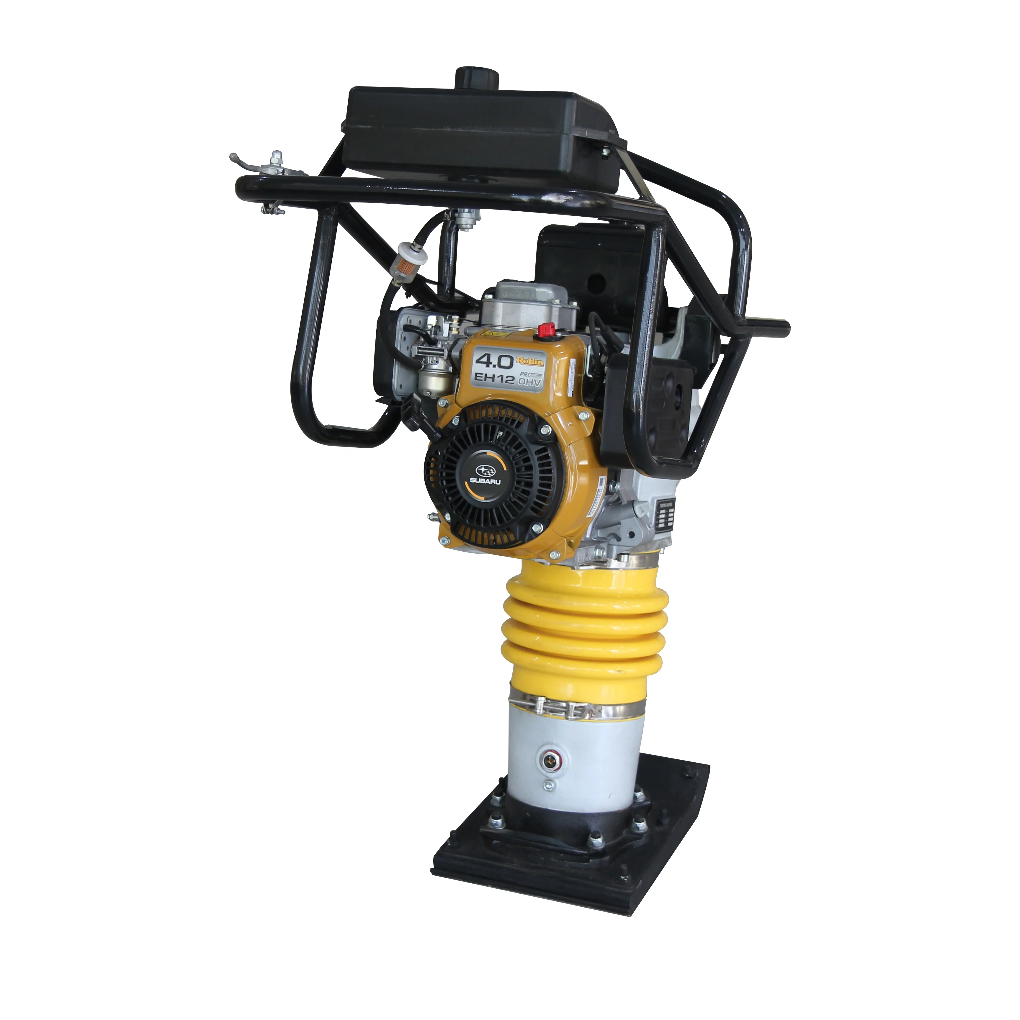 High Performance 80KG Petrol Engine Tamping Compactor Soil Rammed Earth Tamper Impact Shocking Rammer Machine