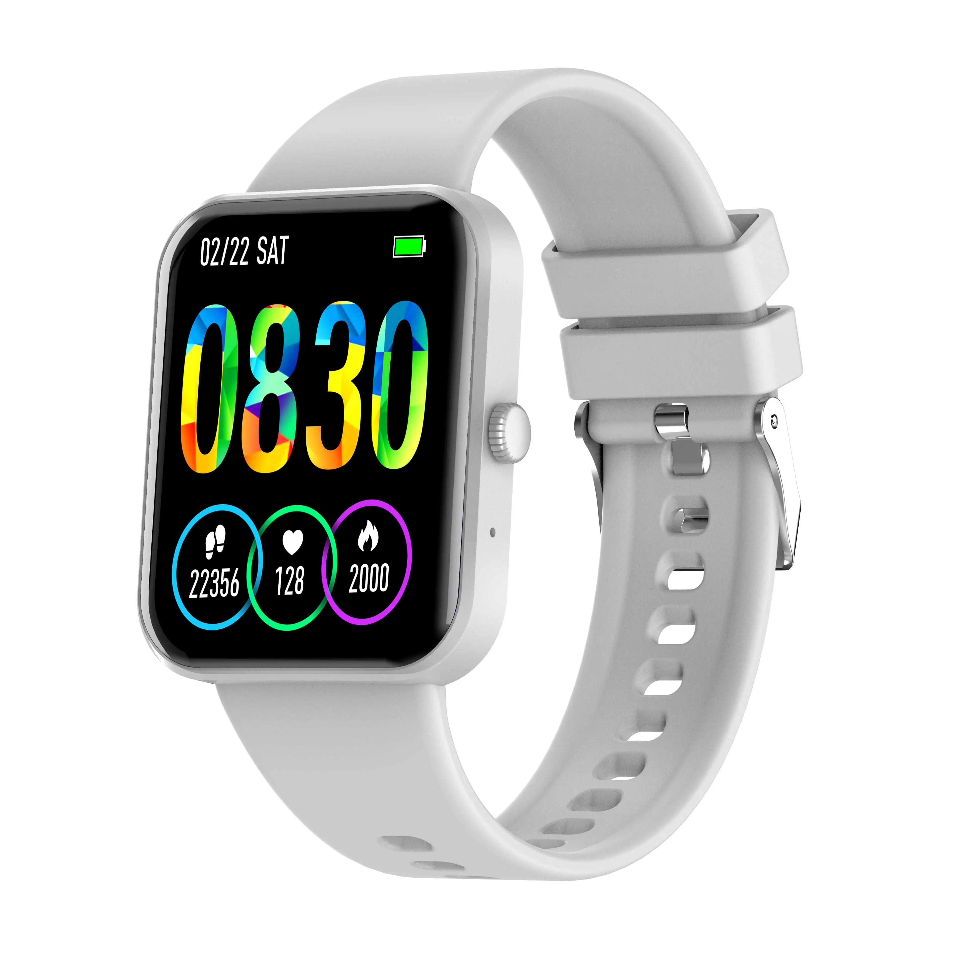 SW10 1.83 inch Full Color Touch Screen BT Calling Square Design Smart Watch 220mAh Battery Magnetic Fast Charging Smartwatch