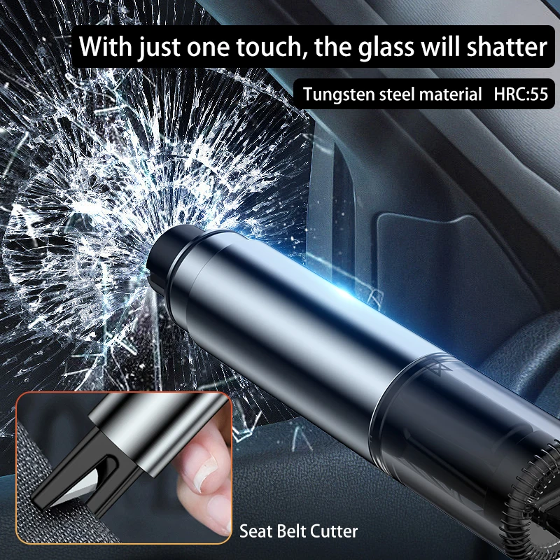Car emergency escape tool 2 in 1 Window Glass Breaker and Seat Belt Cutter Car Safety Hammer martillo de seguridad