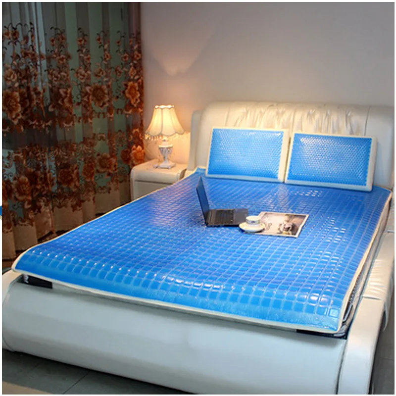 New Soft Silicone Gel Mattress Summer Cooling Carpet Simulation Skin Mats Deep Sleeping for Bed Seat Floor Collapsible Cribs