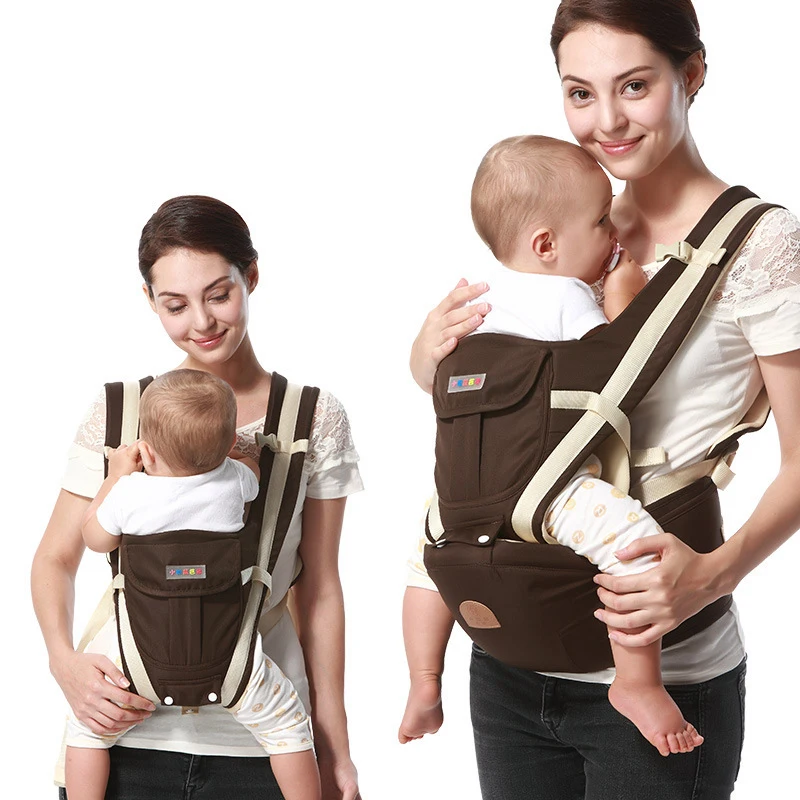 Easy to Put On 6 Comfortable Positions Ergonomic 360 Baby Soft Carrier,Baby Sling Wrap Baby Carrier Ergonomic