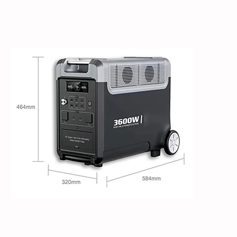 Manufacturer good price outdoor use lifepo4 battery europe energy storage power generator solar 3600w 3kw portable power station