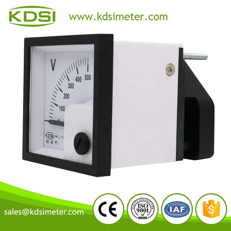 black red classic Voltmeter mini voltage meter analog vu meter