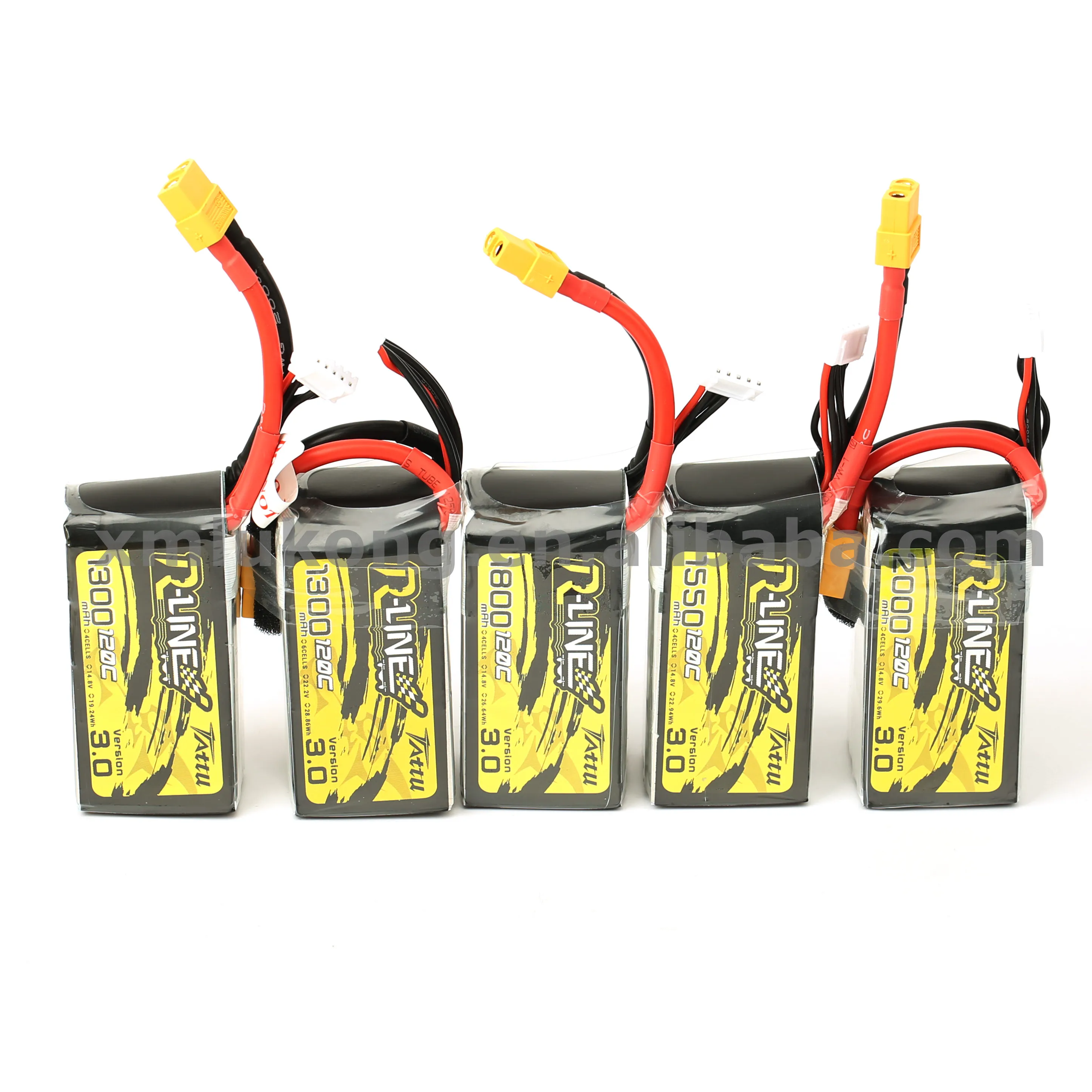 Tattu R-Line Version 3.0 V3 1300/1550/1800/2000mAh 120C 4S 6S 4.2V Lipo Battery XT60 Plug FPV Racing Drone RC Quadcopter