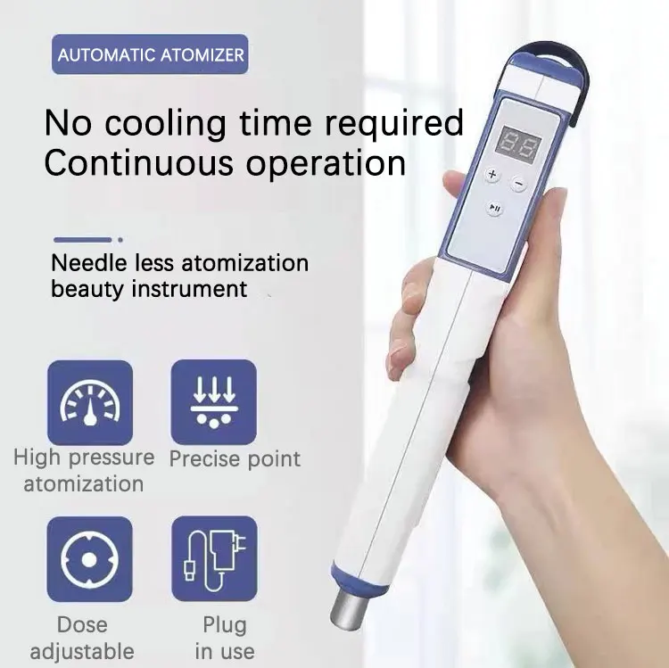 2021 Electric Needleless ampoule derma filler hyaluronic acid serum injection pen