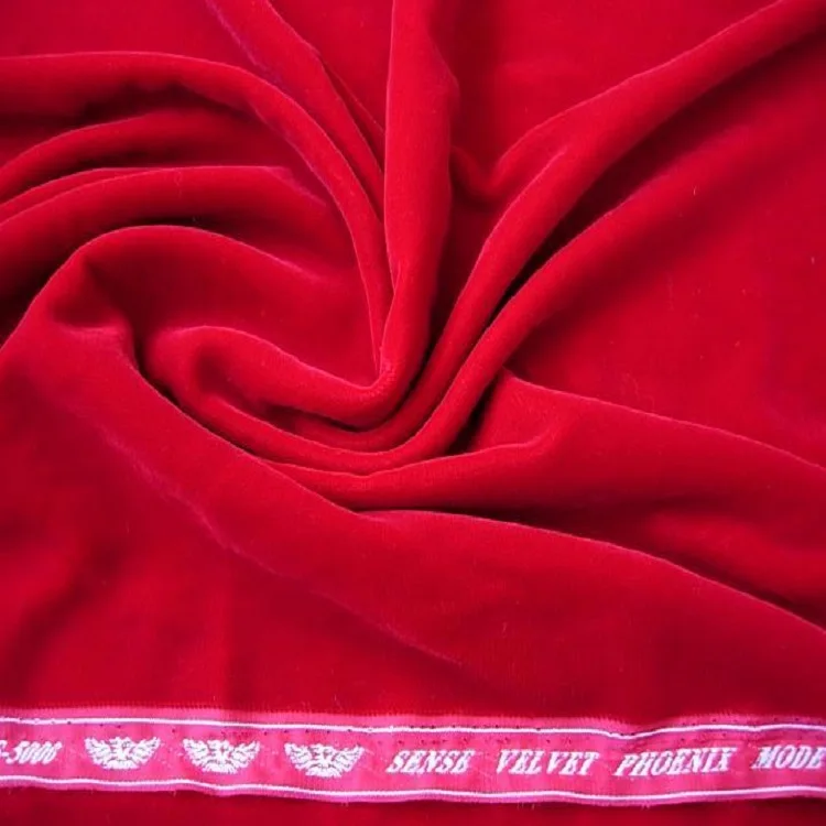 Modern style poly woven superior quality micro velvet 5000 for fashionable dress