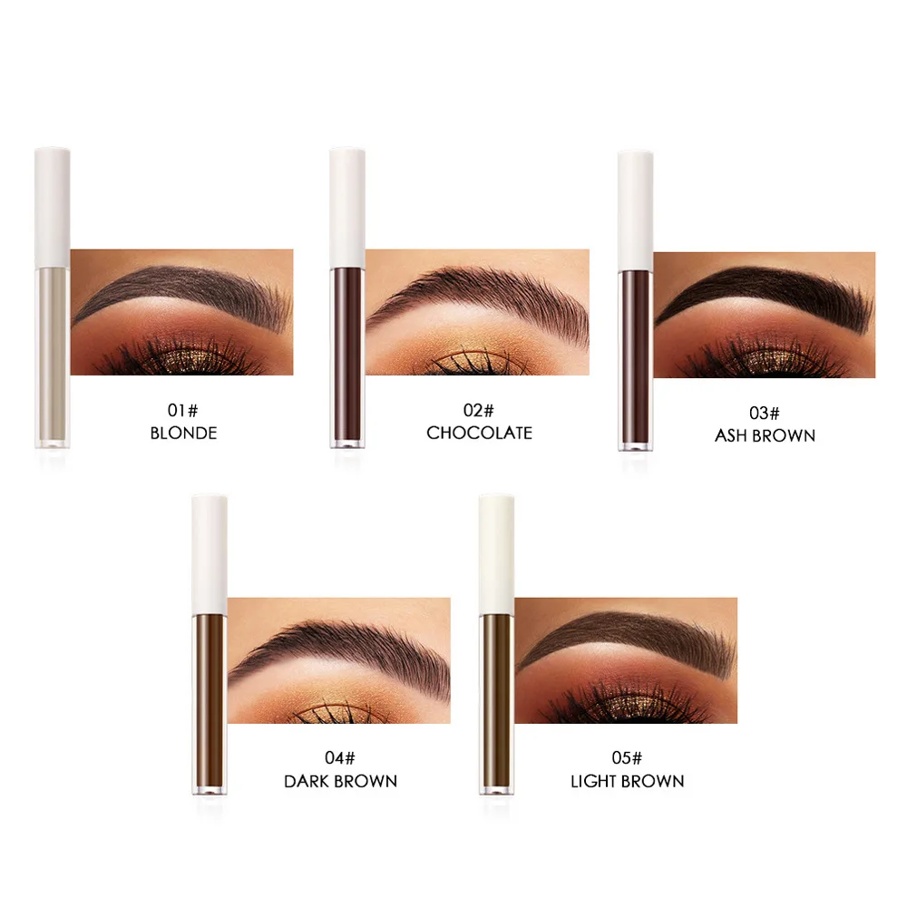 Mytingbeauty NO Logo Private Label 5 color Dark Eyebrow Tint   Waterproof Eye Brow Eyebrow Tint