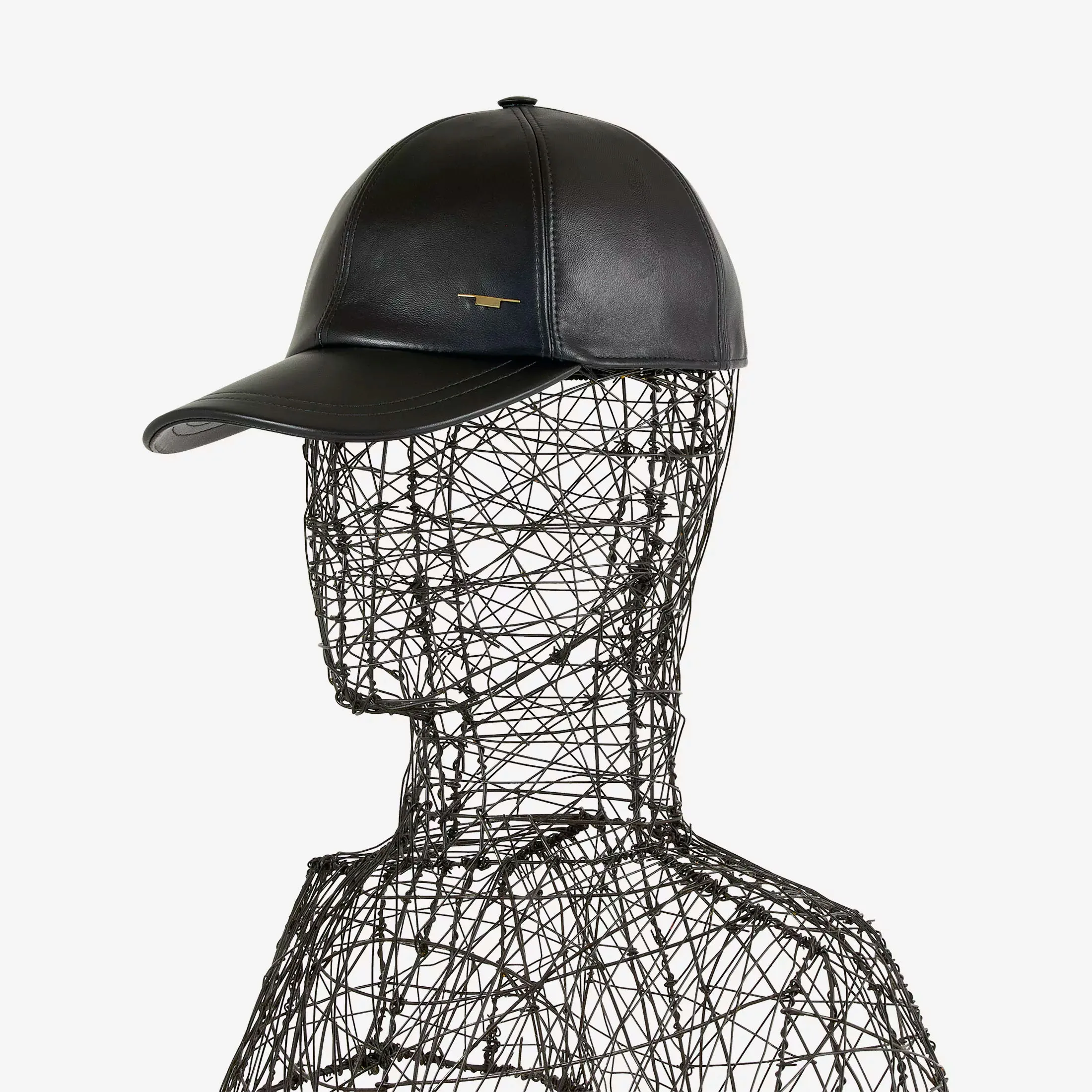 Best Leather Baseball Cap With Side Logo By Carlo Forti - A Classic Reinterpreted For Contemporary Elegance