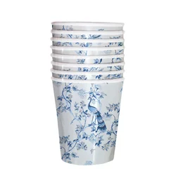 Custom logo printed disposable paper coffee cups