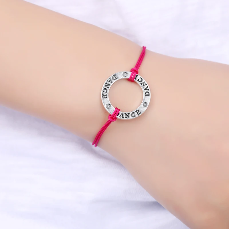 LWD60138 Dance Cheer Cheerleader Cheering Team Gymnastics Music Dancer Dancing Charm Bracelets
