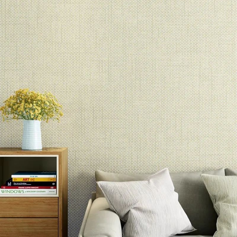 Blank White Environmentally Friendly Nonwoven Printable Wallpaper For Leaving Room Wallpaper