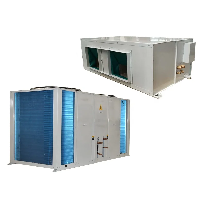 Ceiling/floor standing indoor and outdoor ducted split air conditioner unit