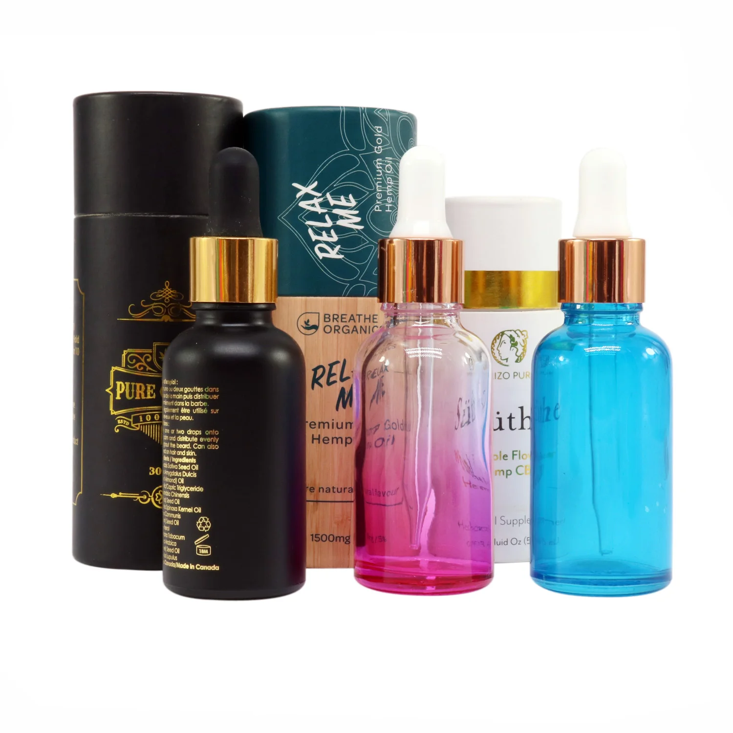 Luxury custom tube box custom logo printing cardboard paper cylinder packaging