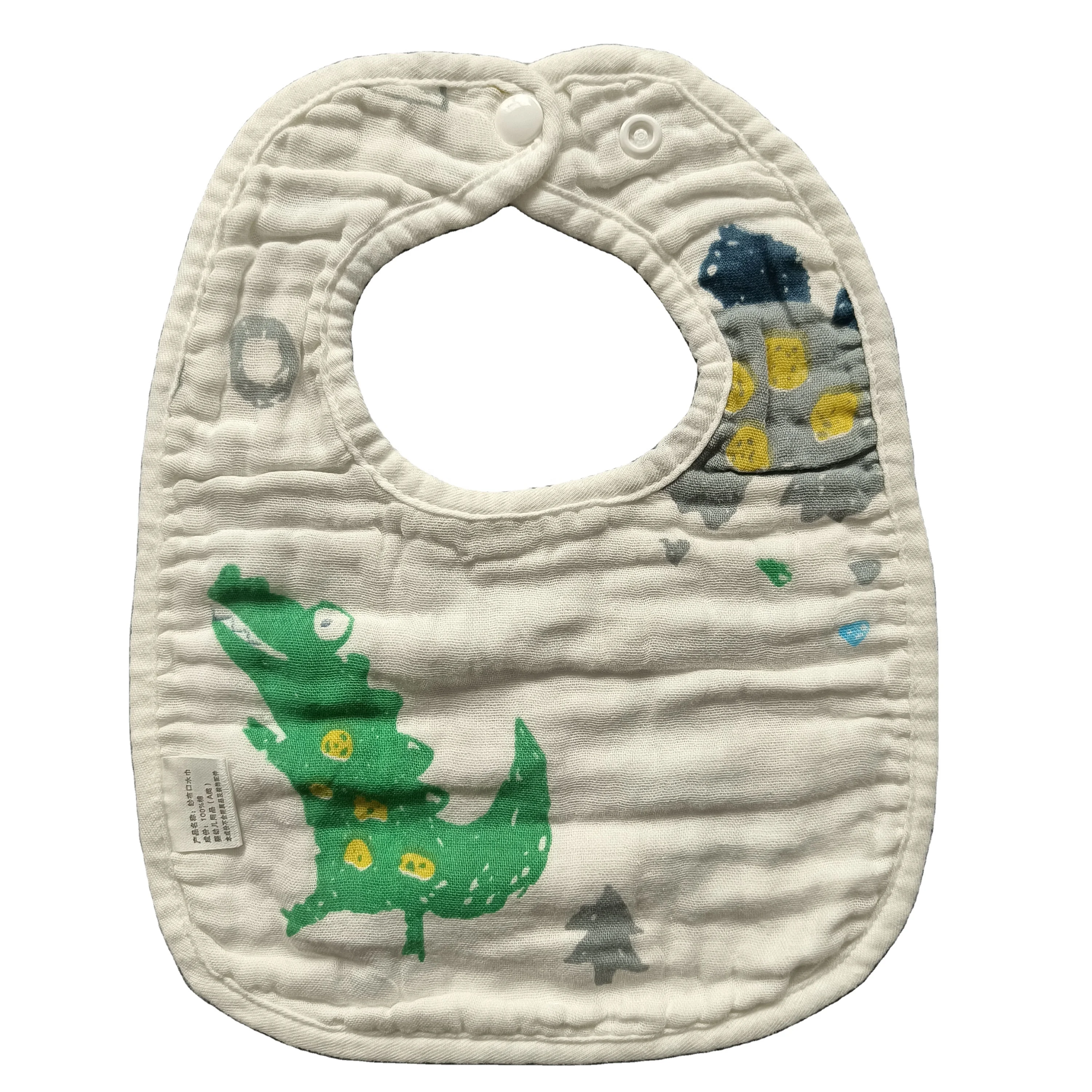 Cotton Super Absorbent Baby Muslin Bibs For Eating Drooling And Teething - Buy Baby Bibs,Muslin Bibs,Baby Bibs Cotton