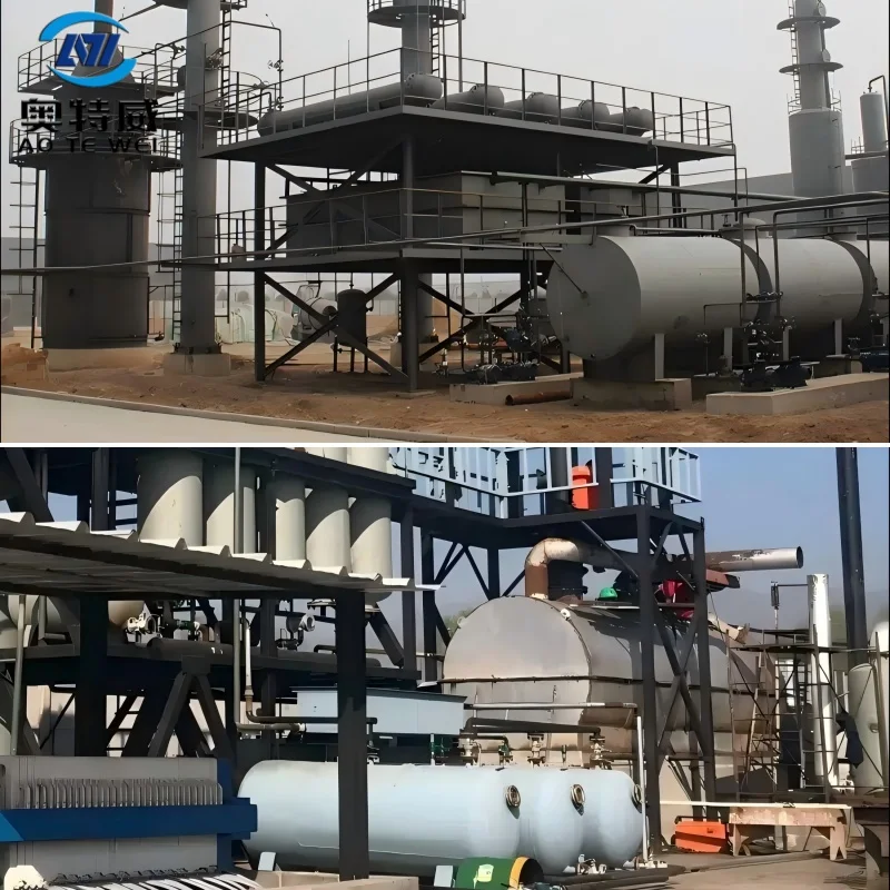 High Configuration Waste Lubricating Oil/crude Oil/liquid Petroleum Refining Get diesel Gasoline Distillation Equipment
