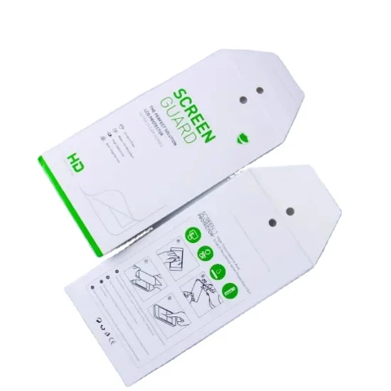 Hot sale custom Logo Packaging Boxes for Tempered Glass Screen Protector Film