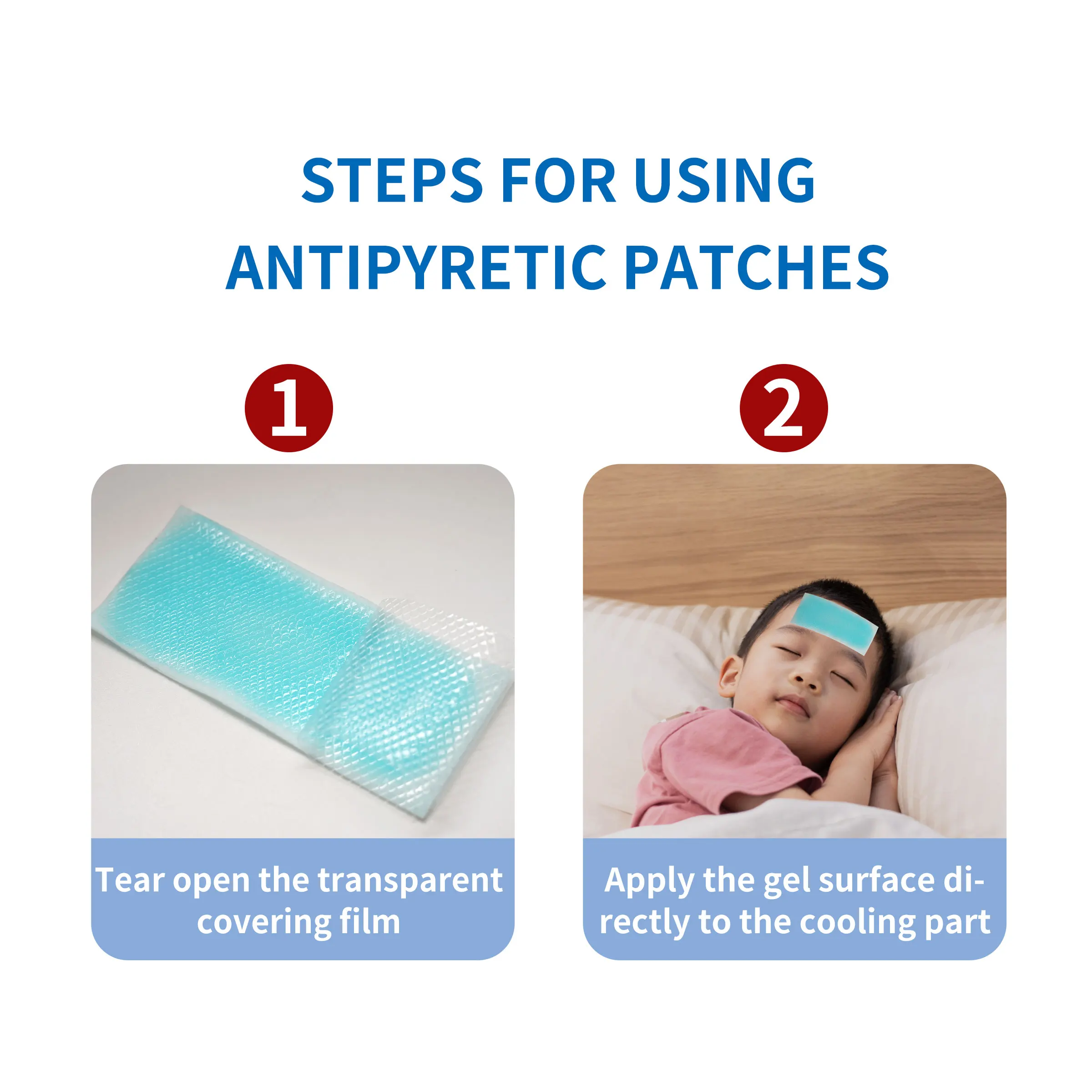 Hot sale Fever Reducing  Cooling Gel Patch Health Care for kids