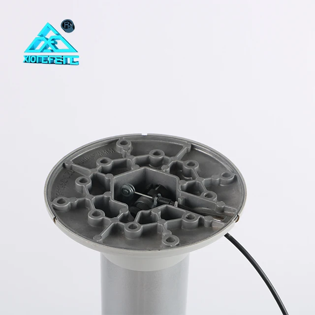 Height Adjustable Hydraulic Furniture Table Leg Max Height 700mm Mini Height 500mm Black Metal Aluminum Modern Table Leg 60 Mm