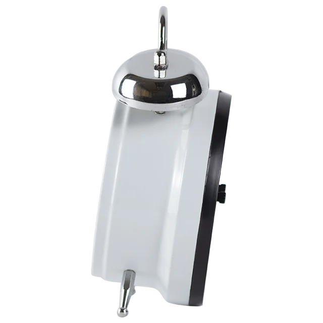 iMSH TB12003 Quartz analog clocks metal twin bell alarm clock wecker despertador desktop bedside bell custom alarm clock