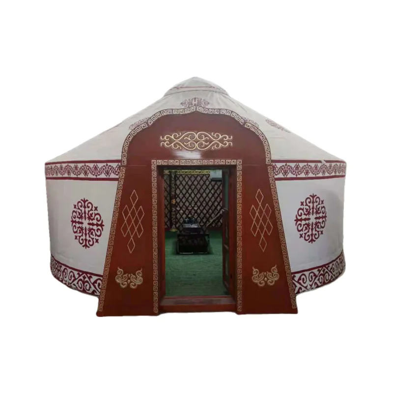 Multifunctional rectangular oval yurt home tent luxury mongolian yurt ger tent