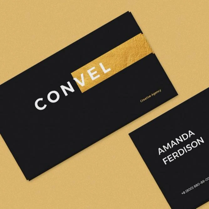 Factory hot sale all paper types custom business card printing for low cost.