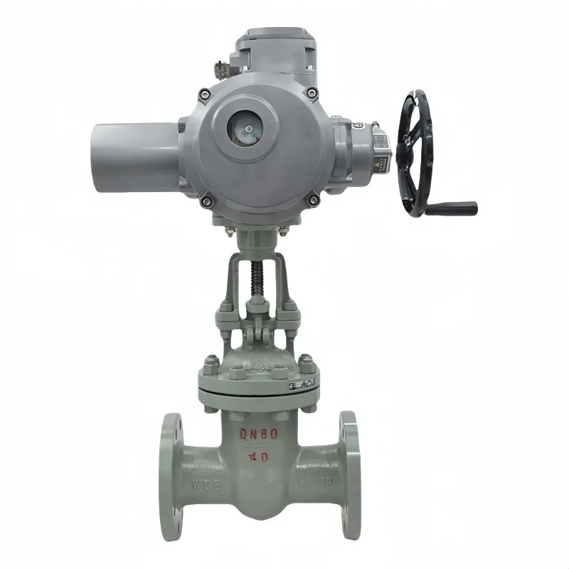 DN65 Cast Steel Flange Gate Valve High Temperature Thermal Oil High Pressure Steam AC110V Switch Type Electric Gate Valve