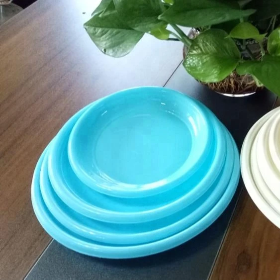 factory wholesale big size customized colorful Durable and portable party round serving tray for Restaurant