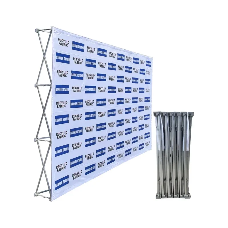 Lightweight Portable Fabric Pop Up Displays for Conferences Exhibitions and Retail Stores