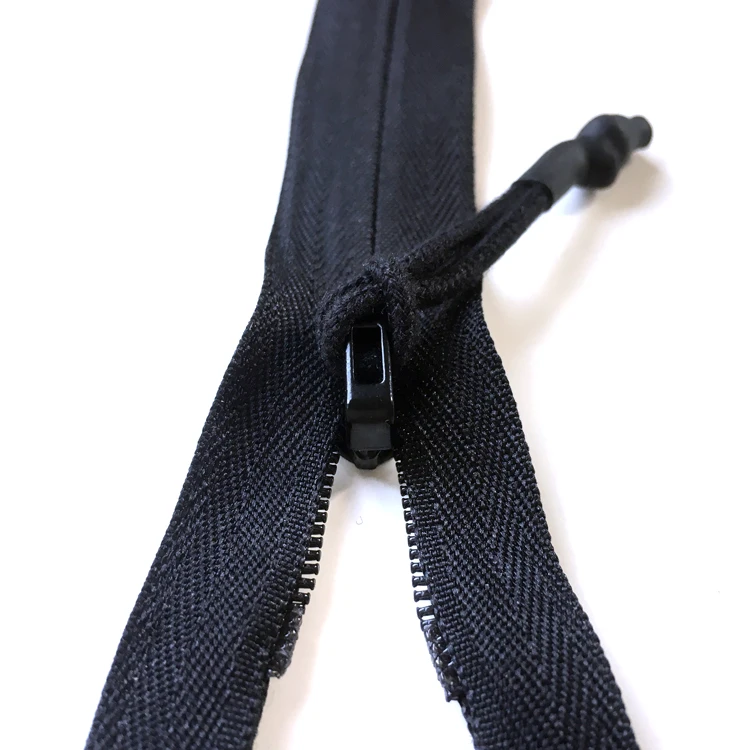 Прозрачная пластиковая верхняя крышка JY 3 #4 #5 # нейлоновая молния с металлическим слайдером