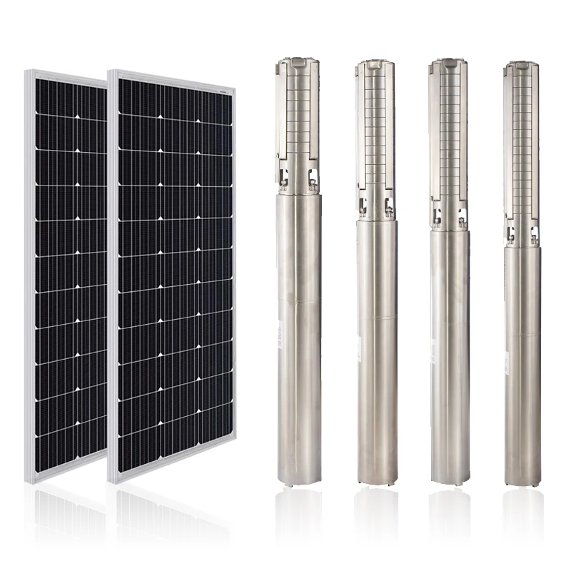 Deep Well Submersible Solar Pump Solar Water Pumping System 0.3-5hp Domestic / Agriculture / irrigation use