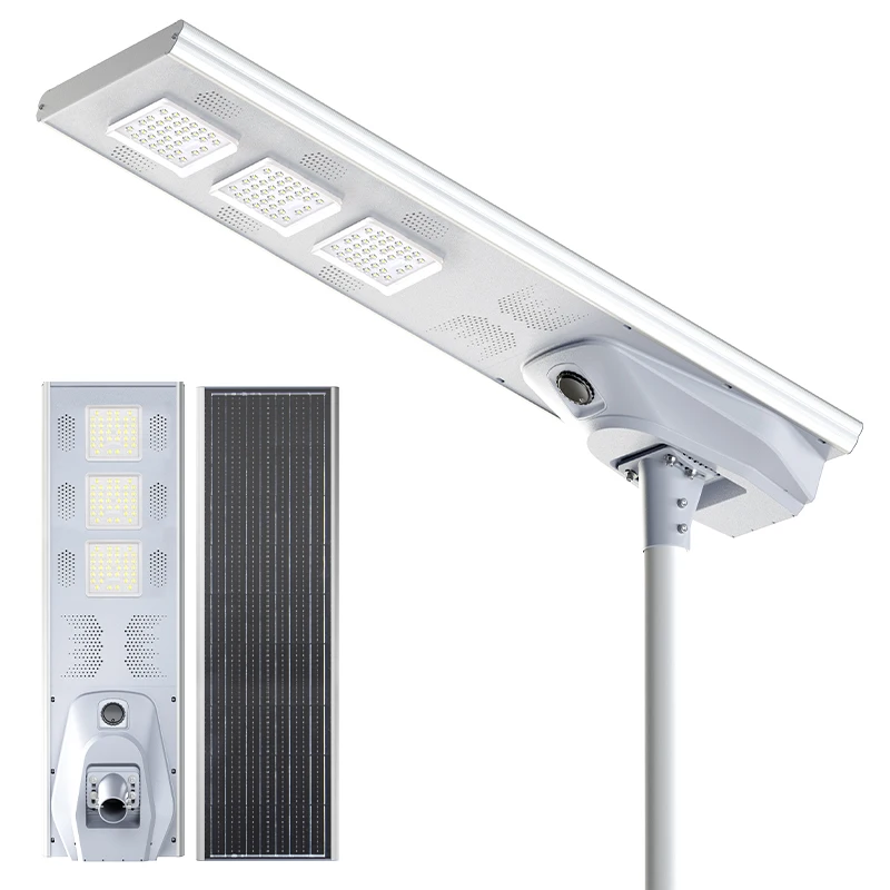 BOSUN Sola Lamp Easy To Replace The Defective Battery Or Collontrer All In One Solar Street Light