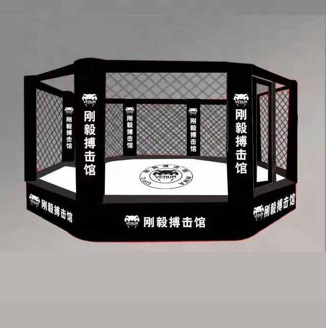 New design hot sale Custom logo competition standard UFC elevated MMA Boxing cages Octagon