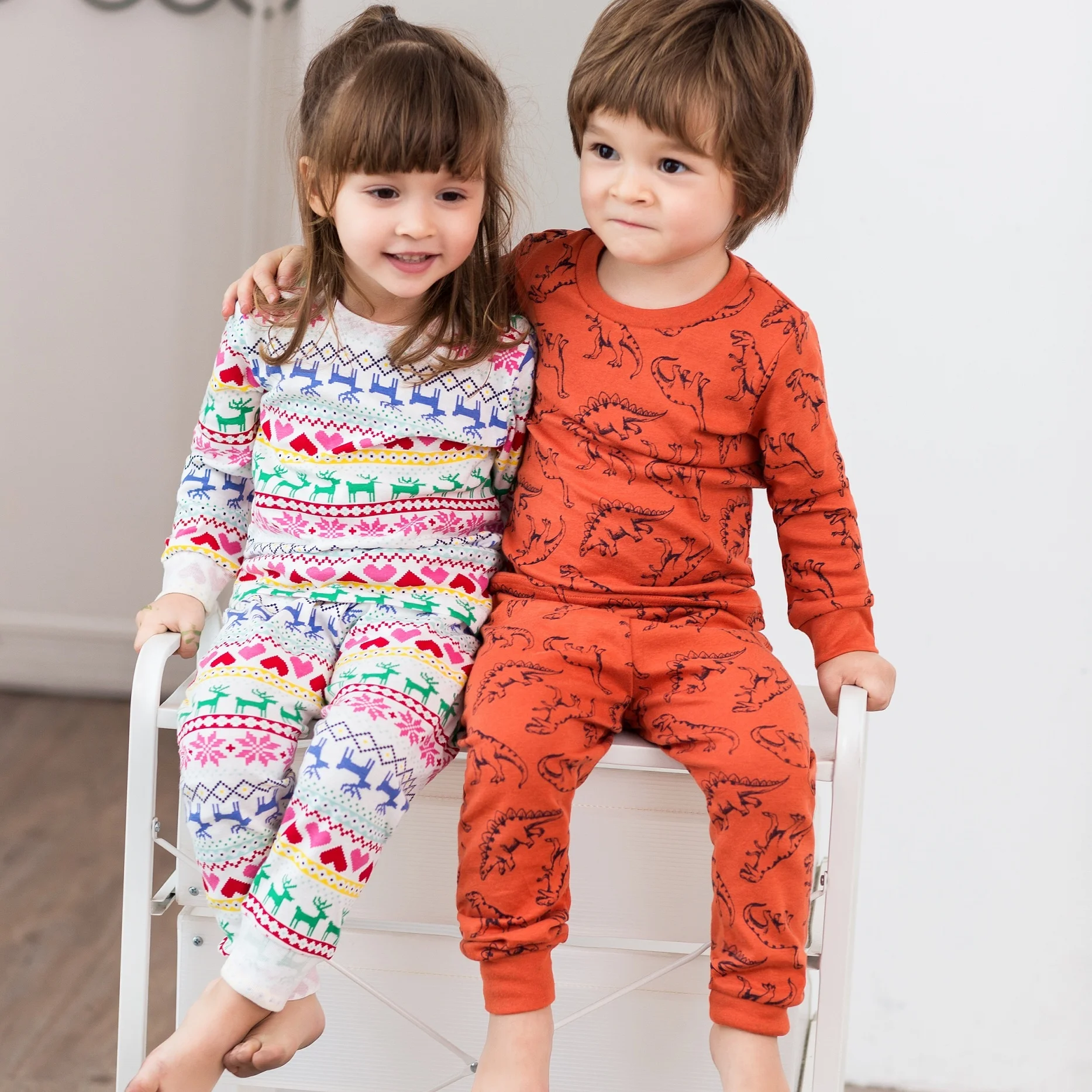 
Custom Summer 100% Cotton Castle Pink Kids Sleepwear Korean Children Pajamas Suit for Girls 