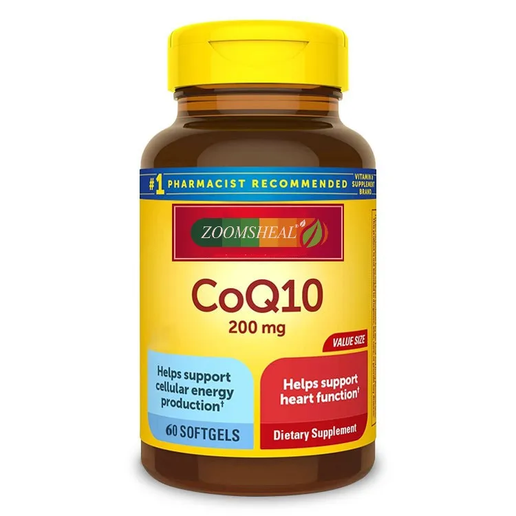 OEM CoQ10 капсулы коэнзимекапсулы иммунитет усилитель высокого поглощения веганский коэнзим Q10 порошок производитель фермент
