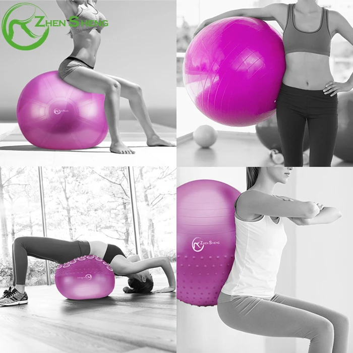 Zhensheng anti-burst eco friendly yoga exercise ball