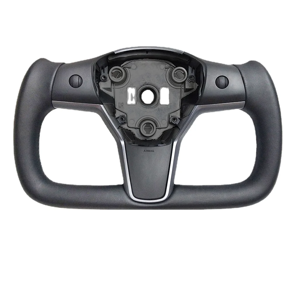 For Tesla Yoke Alcantara Aroham Matte Carbon Fiber Steering Wheel For Tesla Model Y Model 3 2017 2018 2019 2020 2021