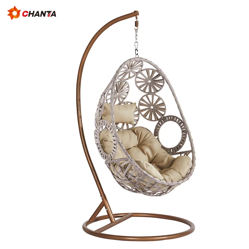 Good Design  Garden  Chanta Popular Modern Living Room Chairs Transparent  Egg Chair Swing with Stand Bubble Chair Gold