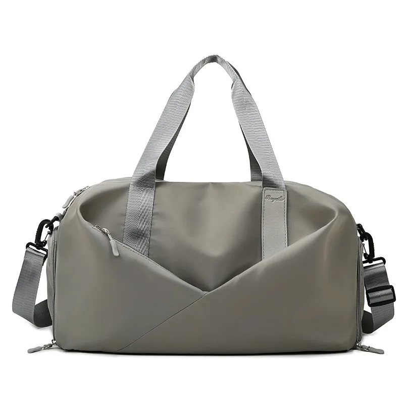 2023 Large Capacity Durable Adjustable Strap Dry and Wet Separation Duffel Weekend Bag Gym Sport Travel Bag for woman