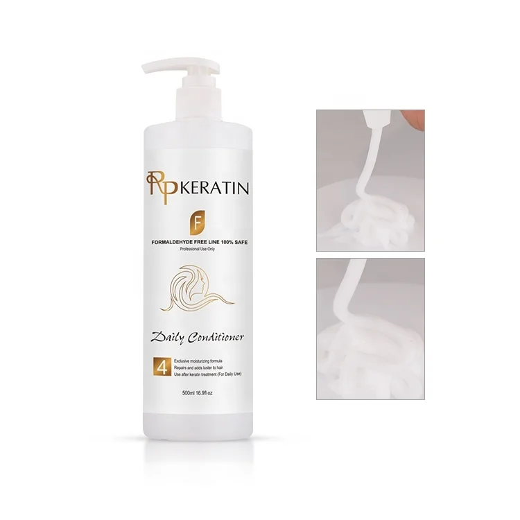 Formaldehyde Free Private Label OEM Organic Hair Keratin Cream Hydrating Keratin Clarifying Shampoo