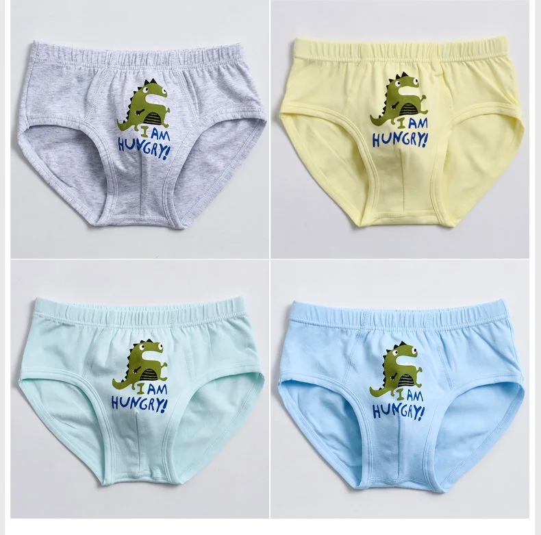 Трусики-стринги из чесаного хлопка, с мультяшным принтом