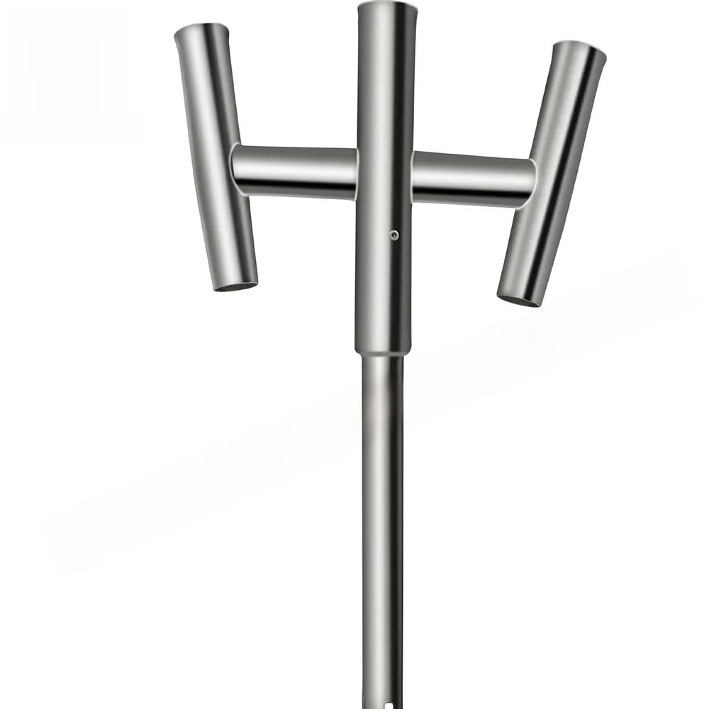 Aluminum Alloy Fishing Rod Bracket Three Tube Socket with Three Rows of Seats Essential Marine Hardware Parts & Accessories