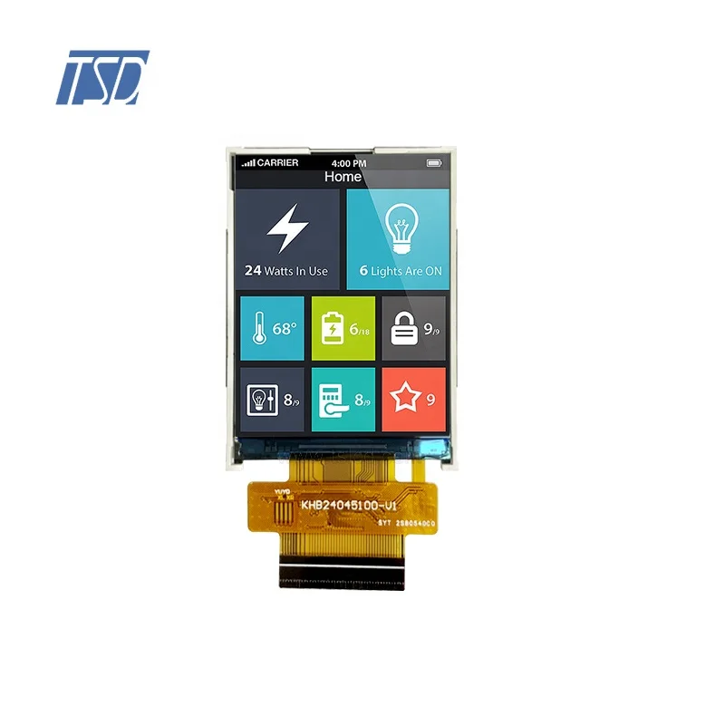 Wide interface qvga ips lcd panel 2.4 inch 240x320 ili9340v 2.4'  tft lcd display module