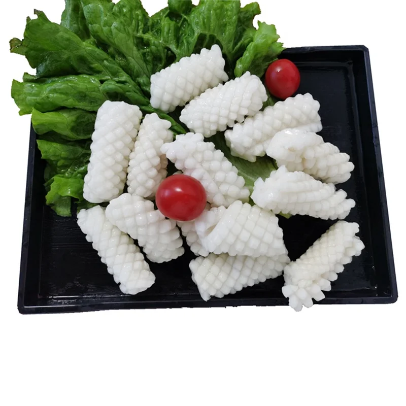 
Factory direct sale high quality clean frozen squid flower 