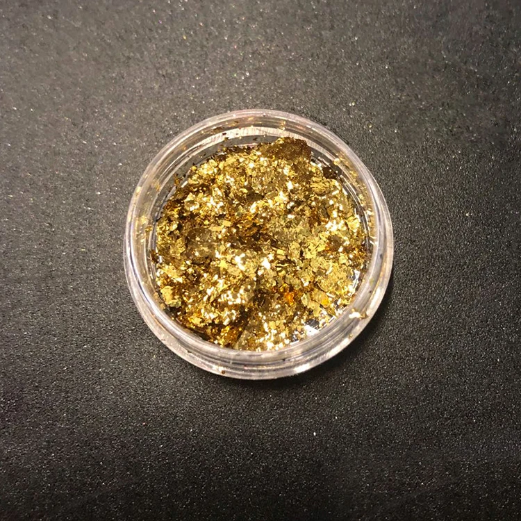 2024 New Arrival  Gold &Silver chameleon  foil flakes nail cameleon pigment  nail glitter flakes for nail art