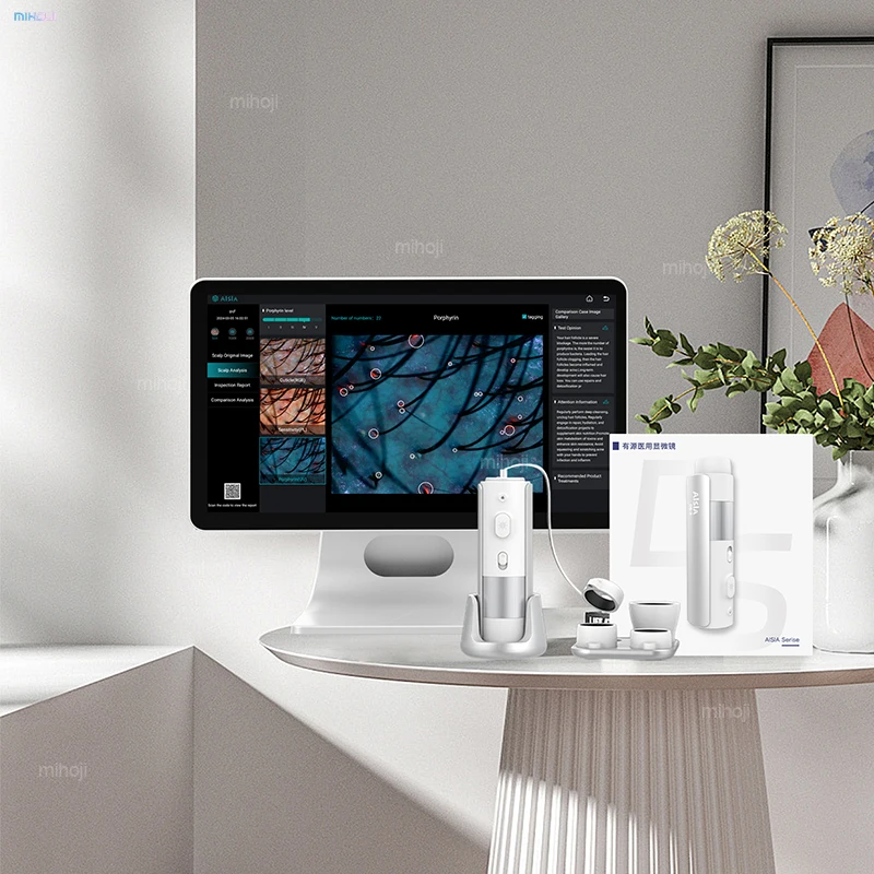 hair growth scalp and hair analysis machine professional scalp analysis