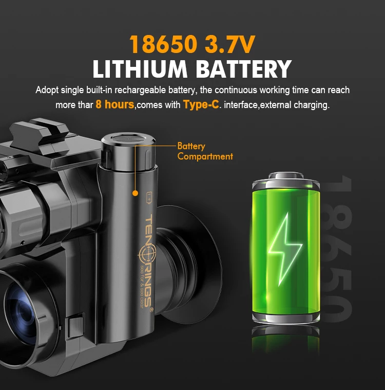 Ten Rings Night vision scope Monocular darkness telescope visible night Scope for hunting and observation